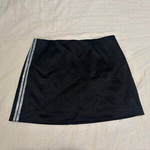 Alice + Olivia Elana Skirt with Crystal Trim